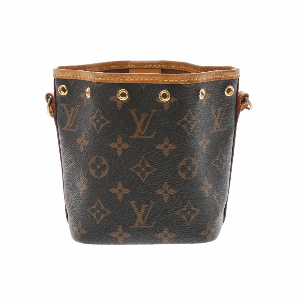LOUIS VUITTON Monogram Noe Brown Canvas Shoulder Bag